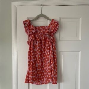 Floral Ruffle Kids Dress